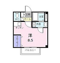 シャン．ド．フルール 201 ｜ 岡山県浅口市鴨方町六条院中2103番地1（賃貸アパート1K・2階・22.50㎡） その2