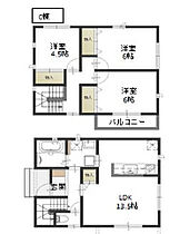 カーサ・ミモザ C ｜ 岡山県倉敷市水江1596-18（賃貸一戸建3LDK・1階・77.83㎡） その2