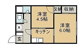 小野コーポ 202 ｜ 岡山県倉敷市松島1101-4（賃貸アパート2K・2階・33.10㎡） その2