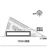 レオパレスアクア　マリンII 214 ｜ 岡山県倉敷市福田町古新田1007-5（賃貸アパート1K・2階・28.02㎡） その3