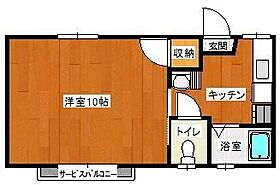 パストラル 1 ｜ 岡山県倉敷市玉島爪崎141-5（賃貸アパート1K・1階・26.27㎡） その2