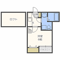 福岡県福岡市東区箱崎1丁目（賃貸アパート1R・1階・20.02㎡） その2