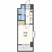 福岡県福岡市中央区六本松4丁目（賃貸マンション1K・8階・24.88㎡） その2