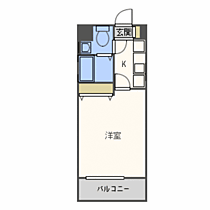 福岡県福岡市中央区六本松2丁目（賃貸マンション1K・3階・21.80㎡） その2