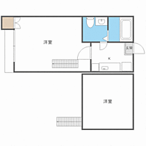 福岡県福岡市東区箱崎1丁目（賃貸アパート1K・1階・19.01㎡） その2