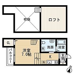 JR鹿児島本線 笹原駅 徒歩7分 2階/-