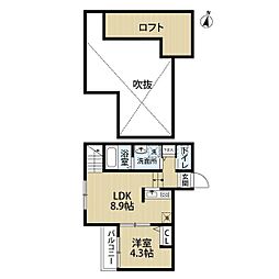 ノブレス・オブリージュ 1LDKの間取図画像