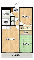 ベルビュ21 101 ｜ 福岡県太宰府市朱雀４丁目11-14（賃貸マンション2LDK・1階・56.96㎡） その2