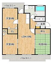 フレア水城 305 ｜ 福岡県太宰府市吉松２丁目15-3（賃貸マンション3LDK・3階・67.51㎡） その2