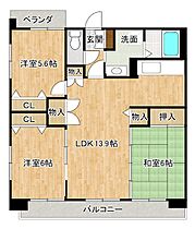 YZパティオ 203 ｜ 福岡県太宰府市向佐野４丁目7-7（賃貸マンション3LDK・2階・68.88㎡） その2