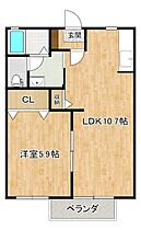 シャーメゾン・パル 202 ｜ 福岡県太宰府市坂本１丁目5-29（賃貸アパート1LDK・2階・37.06㎡） その2