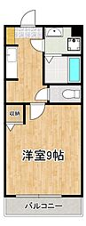 ウィークリックハウス 1Kの間取図画像