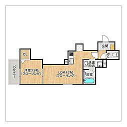 筑紫野市石崎1丁目アパート 1LDKの間取図画像