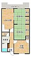アスパ都府楼2階6.2万円