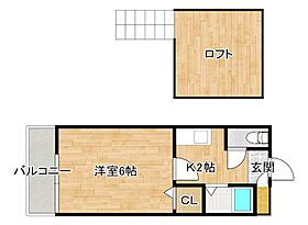 レインボー二日市 203 ｜ 福岡県太宰府市朱雀４丁目2-32（賃貸アパート1K・2階・17.40㎡） その2