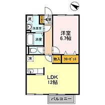 リースランド向佐野A棟 203 ｜ 福岡県太宰府市向佐野２丁目11-22（賃貸アパート1LDK・2階・44.71㎡） その2