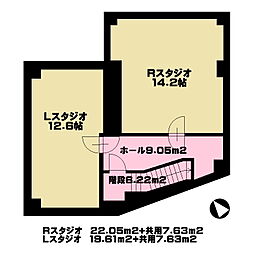 スタジオ・レジデンス杉並 地下1階/B1-R