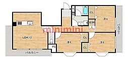 GRANDCHARIOT 3LDKの間取図画像