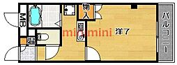エトワールM・T3 1Kの間取図画像