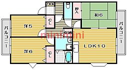 カーサ・クレール 3LDKの間取図画像