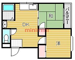 間取図画像 2DK