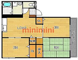間取図画像 3LDK