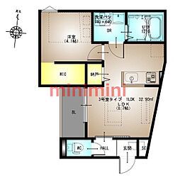 間取図画像 1LDK