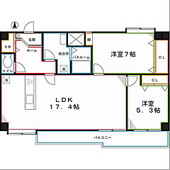 物件の間取り
