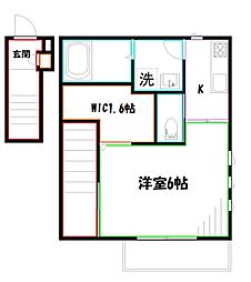 ブレッツァ小金井 1Kの間取図画像