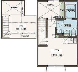 Agrande Nishi-Kokubunji(エイグラン西 1LDKの間取図画像