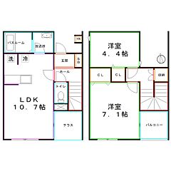 物件の間取り