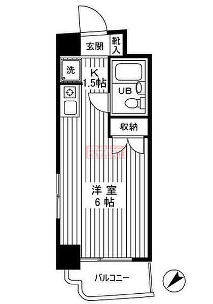 ガラ・ステージ新大塚 204｜東京都文京区大塚６丁目(賃貸マンション1K・2階・16.38㎡)の写真 その2