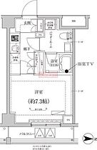 ＣＲＥＡＬ　ｐｒｅｍｉｅｒ大島 413 ｜ 東京都江東区大島８丁目27-12（賃貸マンション1K・4階・25.15㎡） その2