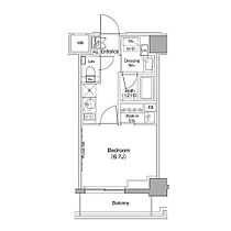 ザ・パークハビオ住吉 506 ｜ 東京都墨田区江東橋５丁目2-5（賃貸マンション1K・5階・25.53㎡） その2