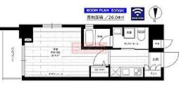 ステージファースト両国東 2階1Kの間取り
