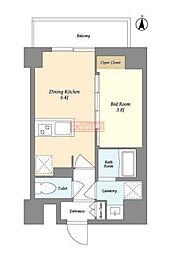 (仮称)VORT扇橋residence 1DKの間取図画像