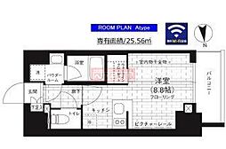 ステージファースト亀戸 1Kの間取図画像