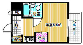 シルバーハイツ鷺洲  ｜ 大阪府大阪市福島区鷺洲5丁目1-6（賃貸マンション1R・7階・14.10㎡） その2