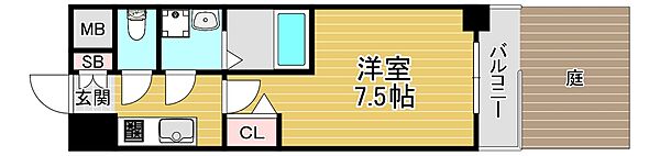 MJC大阪ファインゲート ｜大阪府大阪市西淀川区姫里3丁目(賃貸マンション1K・4階・24.18㎡)の写真 その2