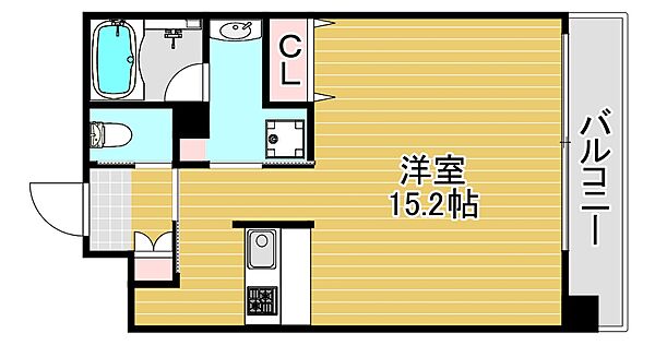 プレジオ海老江 ｜大阪府大阪市福島区海老江5丁目(賃貸マンション1R・3階・35.14㎡)の写真 その2