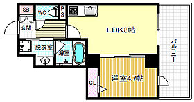 フォルテ福島  ｜ 大阪府大阪市福島区福島7丁目（賃貸マンション1LDK・6階・34.21㎡） その2