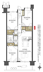 間取図画像 3LDK