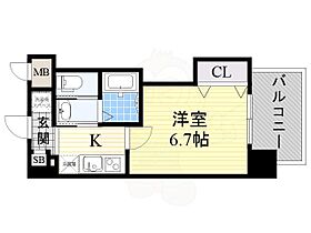 ラグゼドーム前1  ｜ 大阪府大阪市西区九条南２丁目33番27号（賃貸マンション1K・5階・21.61㎡） その2