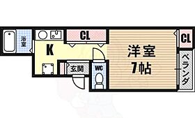 天保山ハーバービュー 2B ｜ 大阪府大阪市港区築港１丁目（賃貸マンション1K・2階・24.01㎡） その2