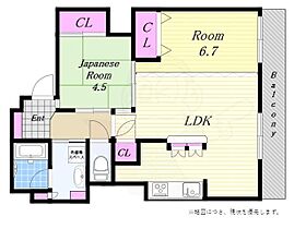 キングスクエアザ・タワーランドレックスC棟  ｜ 大阪府大阪市港区南市岡３丁目（賃貸マンション2LDK・22階・61.33㎡） その2