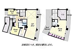 ベイシティ大阪センタープラザ 3LDKの間取図画像