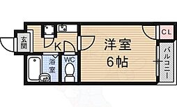 コアロード2000 1Kの間取図画像