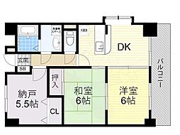 レジデンス・ウエスト・ナイン 2SDKの間取図画像