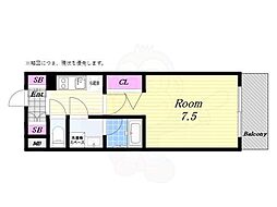GranBridgeDempo 1Kの間取図画像
