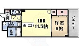マムート 1LDKの間取図画像